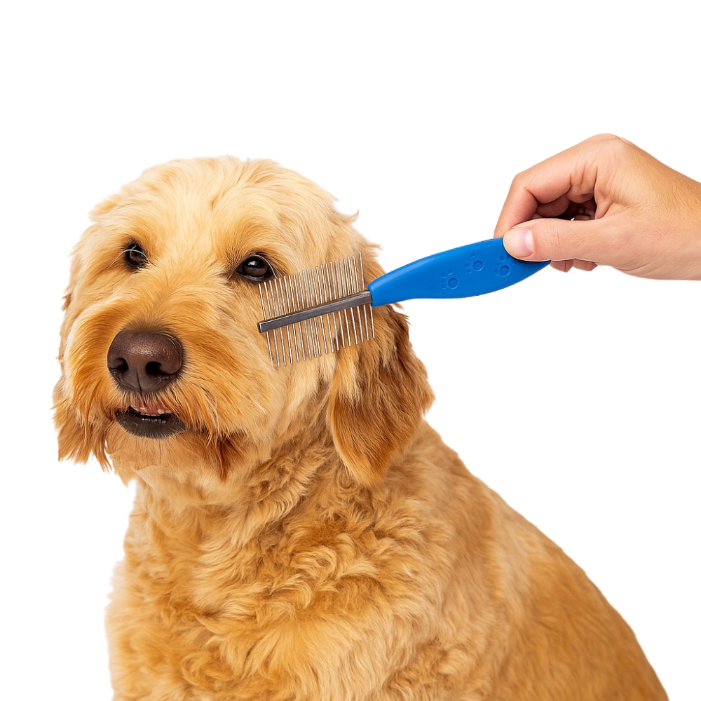 ZWI/SZCZOTKA DLA ZWIERZAKA 2 STRONNA METAL (360)