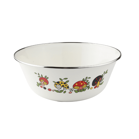 AGD/MISKA EMALIOWANA śr.20cm. NADRUK (70) *BR* -zdjęcie numer 1