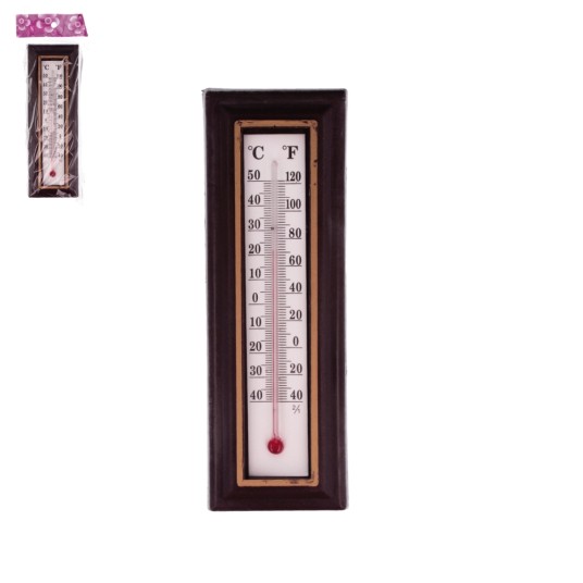 AGD/TERMOMETR ZEWNETRZNY PCV BRĄZ 16cm. (10/600) -zdjęcie numer 1