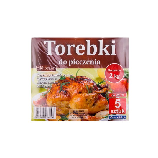 AGD/TOREBKI DO PIECZENIA Opak.5szt. 25x40 (120) -zdjęcie numer 1