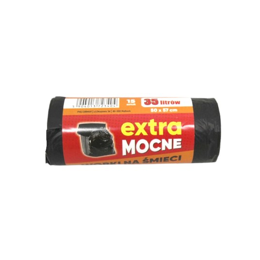AGD/WORKI NA ŚMIECI 15szt. 35L. E. Mocne (100) -zdjęcie numer 1