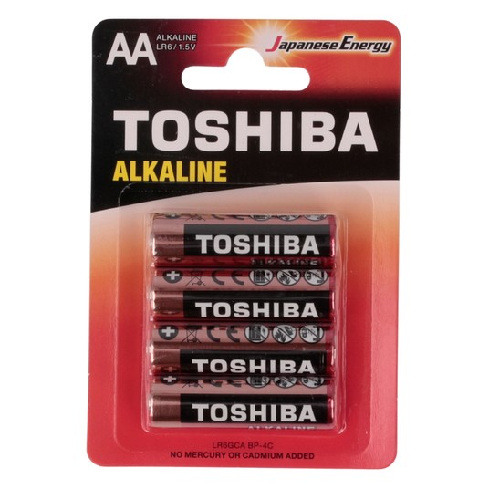 BAT/BATERIE ALKALICZNE "TOSHIBA" LR6/AA (4/48) BR* -zdjęcie numer 1