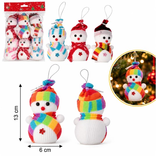 BOŻ/FIGURKA BAŁWANEK ZAWIESZKĄ Wys.13cm. (6/960) -zdjęcie numer 1