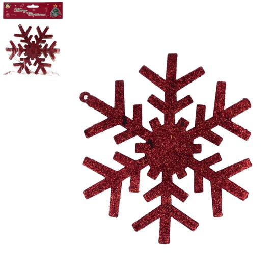 BOŻ/OZDOBA CHOINKOWA GWIAZDA kpl.2szt. 15cm (1000) -zdjęcie numer 1