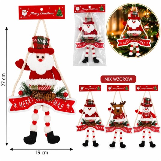 BOŻ/OZDOBA CHOINKOWA ZAWIESZKA 27x19 (480)*BR* -zdjęcie numer 1