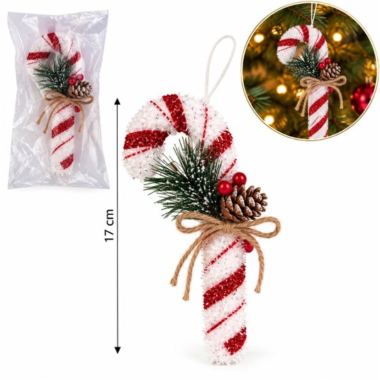 BOŻ/OZDOBA CHOINKOWA ZAWIESZKA LASKA 17cm (480) -zdjęcie numer 1