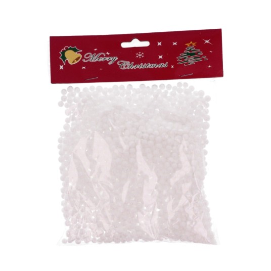 BOŻ/ŚNIEG KULKI STYROPIAN śr.0,5cm (420) -zdjęcie numer 1