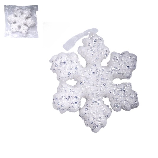 BOŻ/ZAWIESZKA GWIAZDA BIAŁA śr.15cm XM180041-2 *BR -zdjęcie numer 1