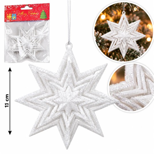 BOŻ/ZAWIESZKA GWIAZDA śr. 11cm *BR* -zdjęcie numer 1