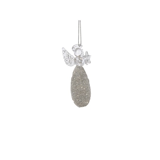 BOŻ/ZAWIESZKA SZKLANA ANIOŁ wys.7cm (24) *BR* -zdjęcie numer 1