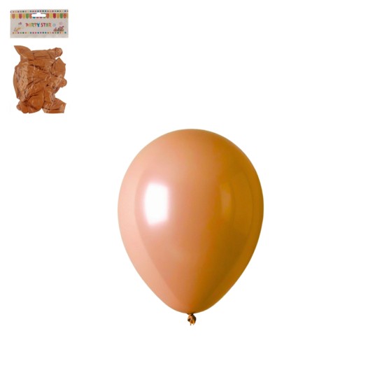DEK/BALONY ZŁOTE op.25szt. 10cm. (12/600) -zdjęcie numer 1