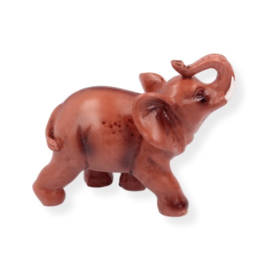 DEK/FIGURKA OZDOBNA SŁOŃ BRĄZOWY Wys.8cm (2/144) -zdjęcie numer 1
