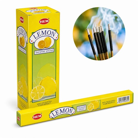 DEK/KADZIDŁO ZAPACHOWE HEM kpl.8szt LEMON (1/25 -zdjęcie numer 1