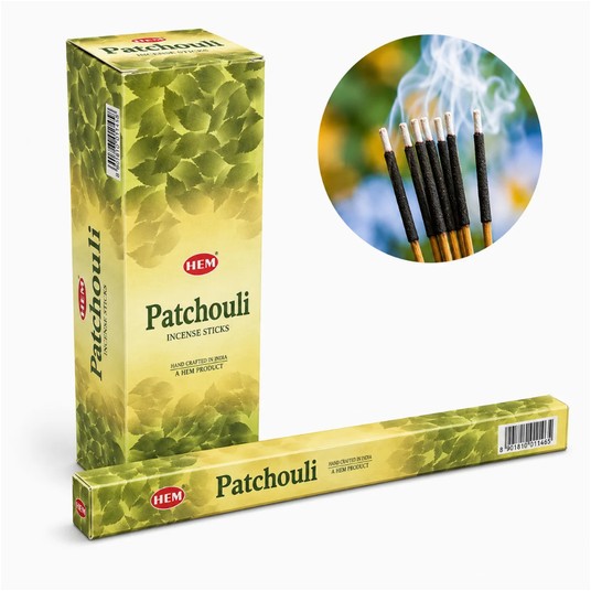 DEK/KADZIDŁO ZAPACHOWE HEM kpl.8szt PATCHOUL (1/25 -zdjęcie numer 1