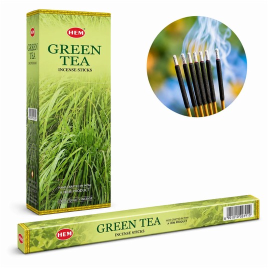 DEK/KADZIDŁO ZAPACHOWE kpl.8szt. GREENN TEA (1/25) -zdjęcie numer 1
