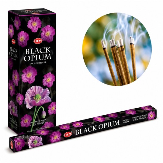DEK/KADZIDŁO ZAPACHOWE Opak.8szt BLACKOPIUM (1/25) -zdjęcie numer 1