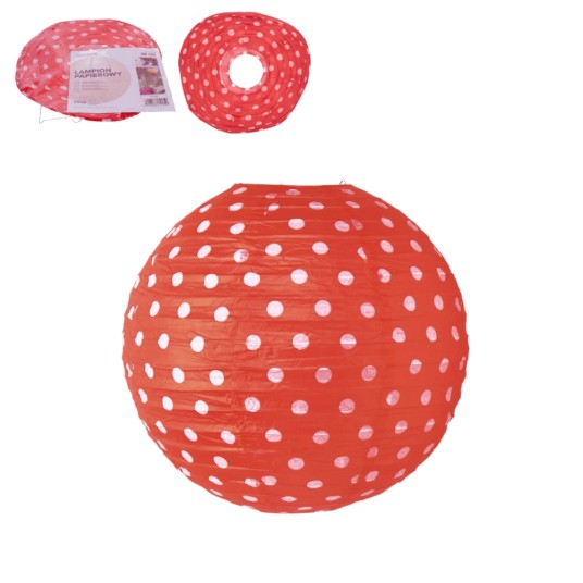 DEK/LAMPION PAPIEROWY śr.35cm NGY02039 *BR* -zdjęcie numer 1
