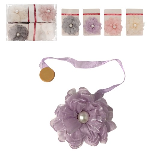 DEK/OZDOBA DO FIRAN KWIAT MATERIAŁ śr.10cm (12) -zdjęcie numer 1