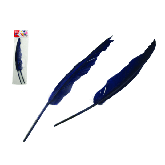 DEK/PIÓRO GRANATOWE wys.30cm kpl.2szt (12/288) -zdjęcie numer 1