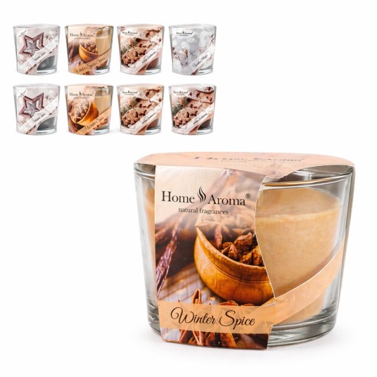 DEK/ŚWIECA ZAPACHOWA Home Aroma70g PA2312 (12)BR* -zdjęcie numer 1