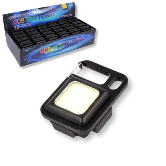 ELE/LAMPKA LED COB NA BATERIE z KARAB. (36/1152) -zdjęcie numer 1