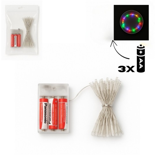 ELE/LAMPKI 100 LED na BATERIE MULITKOLOR (150) -zdjęcie numer 1