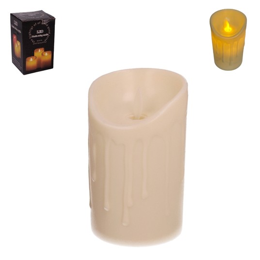 ELE/ŚWIECZKA LED NA BATERIE WYS.12,5cm (192) -zdjęcie numer 1