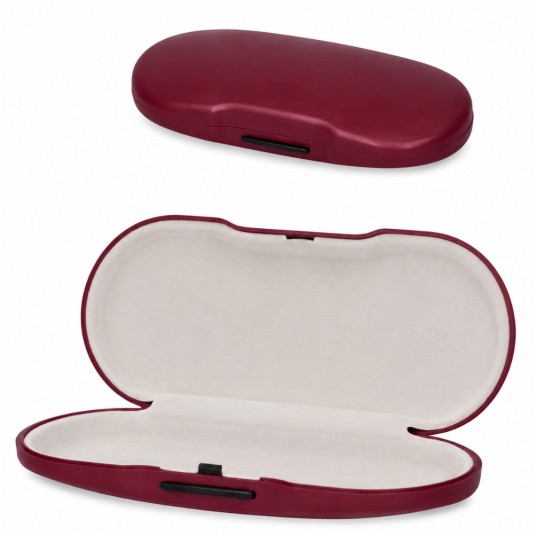 ETU/ETUI NA OKULARY PLASTIKOWE BURGUNDOWE (10/200) -zdjęcie numer 1