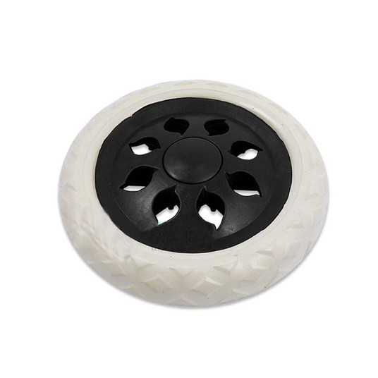 KÓŁKA DO WÓZKA na ZAKUPY - BIAŁE śr.16cm.(100) -zdjęcie numer 1