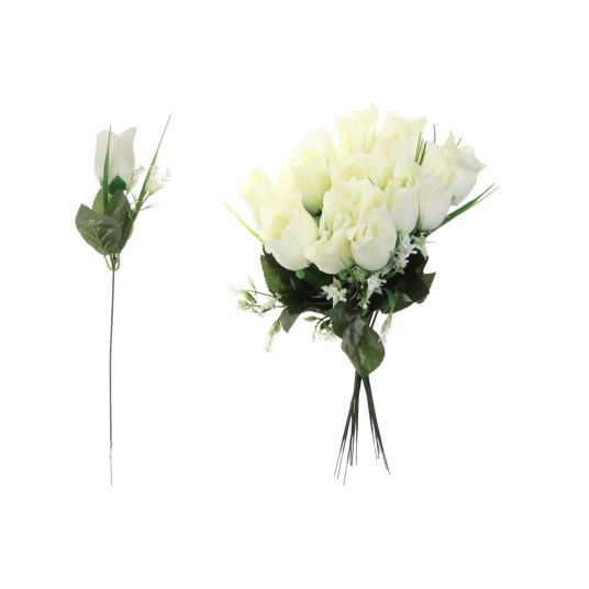 KWI/KWIATY SZTUCZNE RÓŻA PIK dł.38cm -zdjęcie numer 1