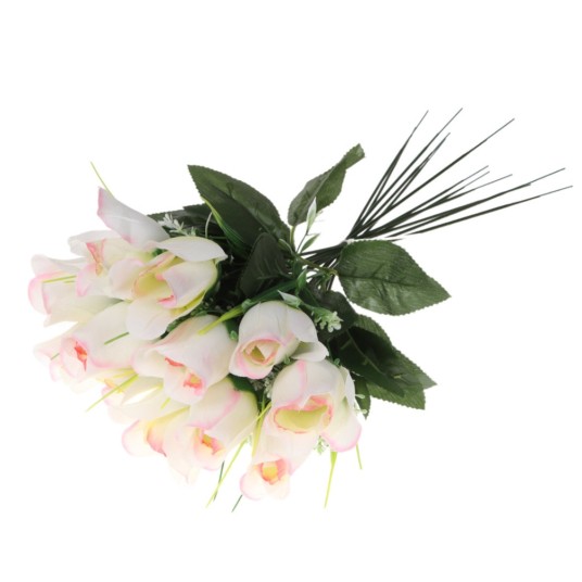 KWI/KWIATY SZTUCZNE RÓŻA PIK dł.38cm (12) -zdjęcie numer 1