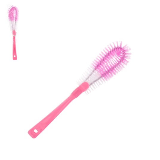 ŁAZ/SZCZOTKA DO WC Z Tw.Szt. dł.30cm. RÓŻ (300) -zdjęcie numer 1