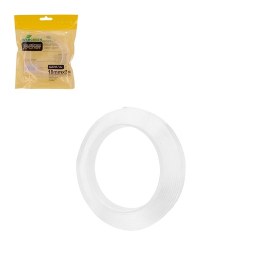 NRZ/TAŚMA NANO TRANSP. DWUSTR. 18mmx3m (160) -zdjęcie numer 1