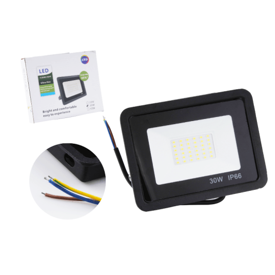 REFLEKTOR LED ZIMNY BIAŁY 30W IP66 -zdjęcie numer 1