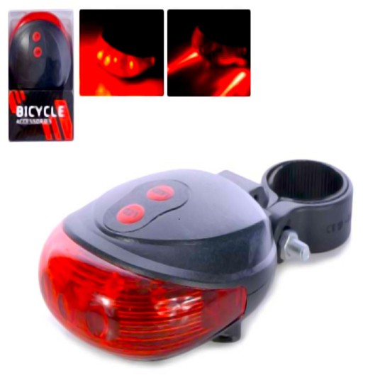 ROW/LAMPA ROWEROWA TYŁ LED z WSKAŻNIEMEIM (20/200) -zdjęcie numer 1