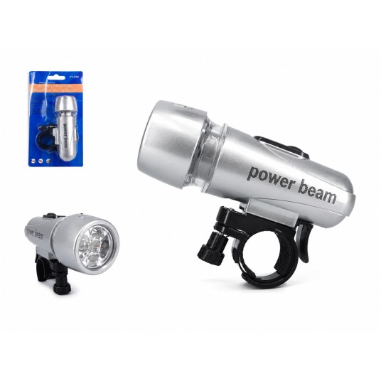 ROW/LAMPKA ROWEROWA na BATERIE 5 LED PRZ (50/200) -zdjęcie numer 1