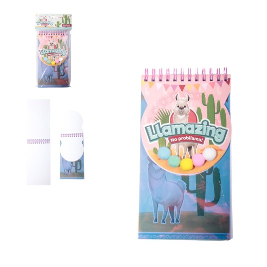SZK/NOTES Lama "Llamazing" GŁADKIE KARTKI (72/24) -zdjęcie numer 1