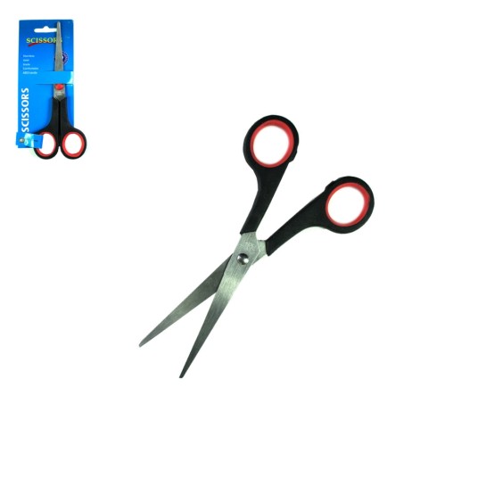 SZK/NOŻYCZKI UNIWERSALNE z PCV 16cm (600) -zdjęcie numer 1
