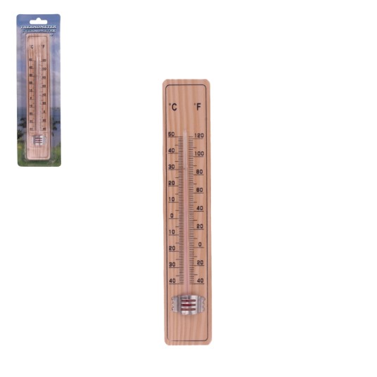 TER/TERMOMETR ZEWNĘTRZNY z DREWNA 20cm (36/288) -zdjęcie numer 1