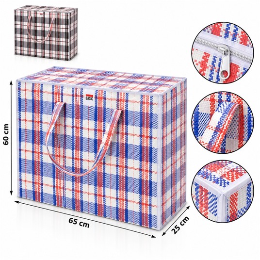 TOR/TORBA NA ZAKUPY MOCNA Z JUTY 65x60x25cm (100) -zdjęcie numer 1