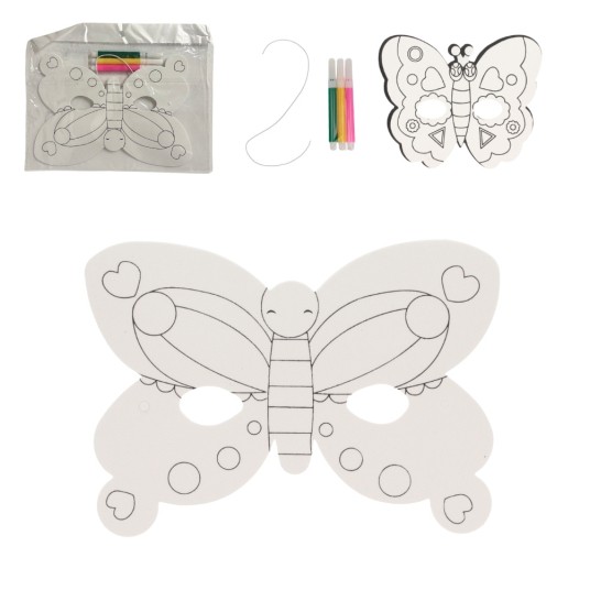 ZAB/MASKA DO MALOWANIA + 3 MAZAKI MOTYL (12) -zdjęcie numer 1