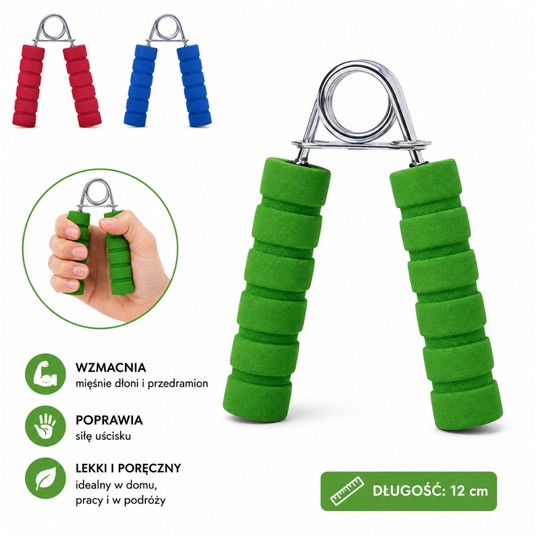 ZAB/PRZYRZĄD DO ĆWICZEŃ, ŚCISKACZ DŁONI 12cm (400) -zdjęcie numer 1