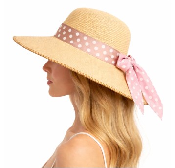 ADZ/KAPELUSZ DAMSKI LETNI SŁONKOWY KOKARD (100)