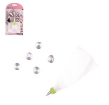 AGD/DEKORATOR DO CIASTA+6 KOŃCÓW.ZIELONY (144/288)