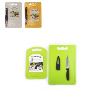 AGD/DESKA DO KROJENIA PLASTIKOWA 2+1 NÓŻ (1/48)