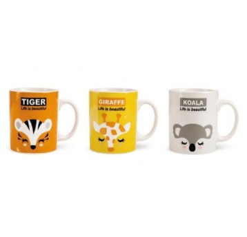 AGD/KUBEK CERAMICZNY WZÓR TIGER 280 ML (12/72)