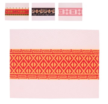 AGD/MATA NA STOL 45x32cm WZOR Z PASKIEM (12/300)