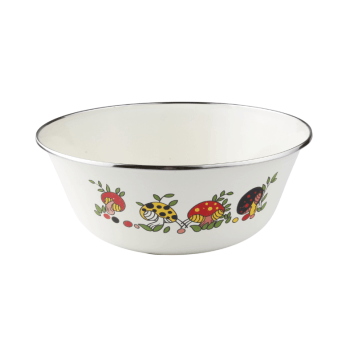 AGD/MISKA EMALIOWANA śr.20cm. NADRUK (70) *BR*