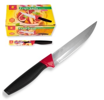 AGD/NÓŻ KUCHENY STALOWY UCHWYT PCV 22cm.(50/600)