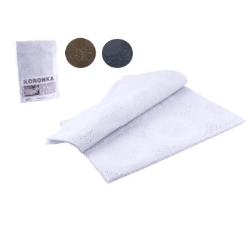 AGD/OBRUS KORONKOWY Z FOLI PCV Wym.120x137cm.*BR*